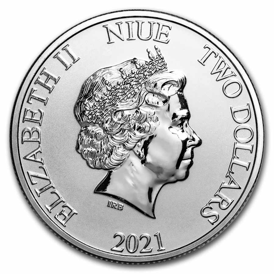 Buy 2021 Niue 1 oz Silver $2 Pirates Flying Dutchman | APMEX