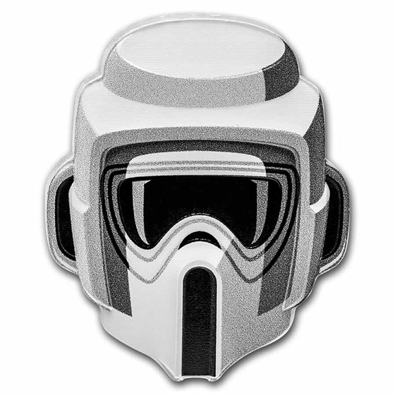 2021 Niue 1 oz Ag $2 Star Wars Faces of the Empire: Scout Trooper 2021 Niue 1 oz Ag $2 Star Wars Faces of the Empire: Scout Trooper