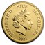 2021 Niue 1 oz Au $250 Pirates of the Caribbean: Flying Dutchman
