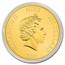 2021 Niue 1 oz Gold $250 Celestial Animals Turtle (w/Box & COA)