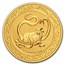 2021 Niue 1 oz Gold $250 Celestial Animals Turtle (w/Box & COA)