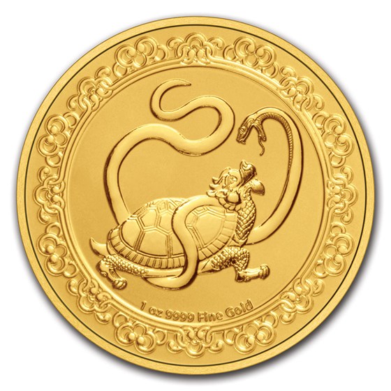 2021 Niue 1 oz Gold $250 Celestial Animals Turtle (w/Box & COA) 2021 Niue 1 oz Gold $250 Celestial Animals Turtle (w/Box & COA)