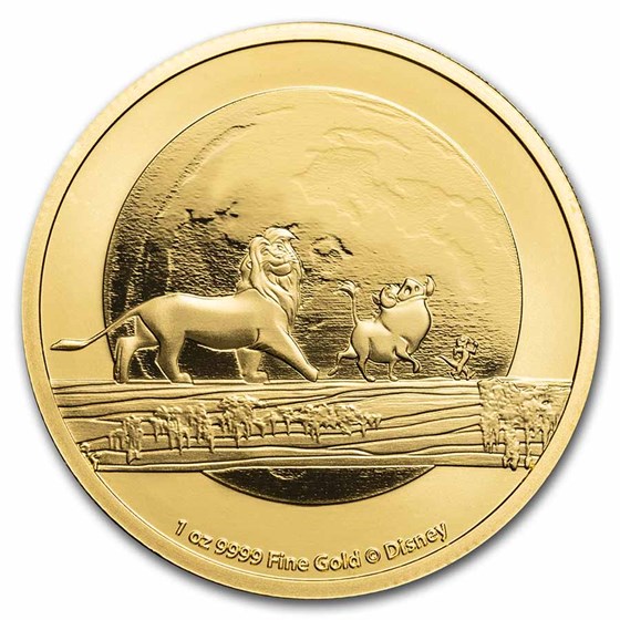 2021 Niue 1 oz Gold $250 Disney Lion King: Hakuna Matata BU 2021 Niue 1 oz Gold $250 Disney Lion King: Hakuna Matata BU