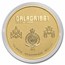 2021 Niue 1 oz Gold $250 GALAGA™ 40th Anniversary BU