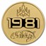 2021 Niue 1 oz Gold $250 GALAGA™ 40th Anniversary BU
