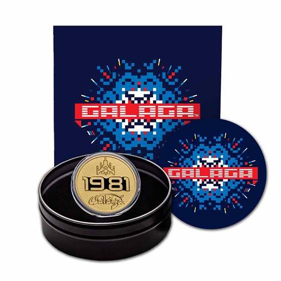 2021 Niue 1 oz Gold $250 GALAGA™ 40th Anniversary BU 2021 Niue 1 oz Gold $250 GALAGA™ 40th Anniversary BU