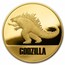 2021 Niue 1 oz Gold $250 Godzilla (w/ Gift Tin & COA)