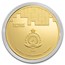 2021 Niue 1 oz Gold $250 Tetris™ Cathedral Proof (Coin Only)
