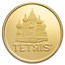 2021 Niue 1 oz Gold $250 Tetris™ Cathedral Proof (Coin Only)