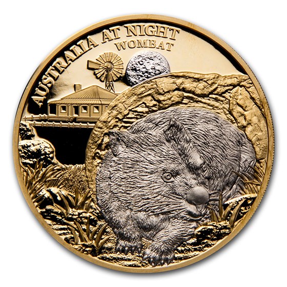 2021 Niue 1 oz Gold Proof Australia at Night (Wombat) 2021 Niue 1 oz Gold Proof Australia at Night (Wombat)