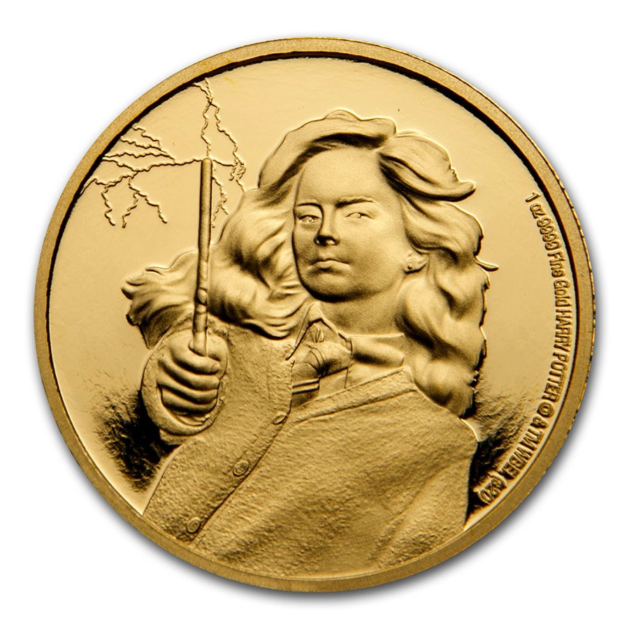 2021 Niue 1 oz Proof Gold Coin: Harry Potter: Hermione Granger