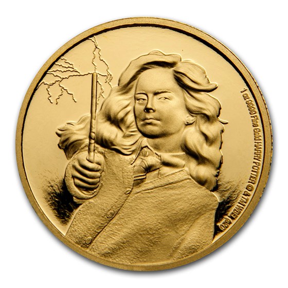 2021 Niue 1 oz Proof Gold Coin: Harry Potter: Hermione Granger 2021 Niue 1 oz Proof Gold Coin: Harry Potter: Hermione Granger
