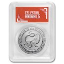 2021 Niue 1 oz Silver $2 Celestial Animal Turtle MS-70 PCGS (FD) 2021 Niue 1 oz Silver $2 Celestial Animal Turtle MS-70 PCGS (FD)