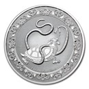 2021 Niue 1 oz Silver $2 Celestial Animals The Black Turtle