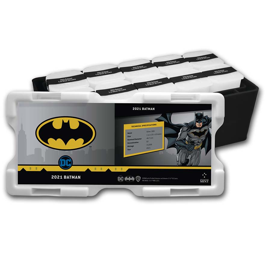 Buy 2021 Niue 1 oz Silver $2 DC Comics Justice League: Batman | APMEX