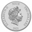 2021 Niue 1 oz Silver $2 DC Comics Justice League: Wonder Woman