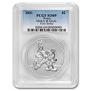 2021 Niue 1 oz Silver $2 Disney Mickey & Goofy MS-69 PCGS (FS) 2021 Niue 1 oz Silver $2 Disney Mickey & Goofy MS-69 PCGS (FS)