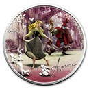 2021 Niue 1 oz Silver $2 Disney Princess Aurora Sleeping Beauty