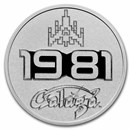 2021 Niue 1 oz Silver $2 GALAGA™ 40th Anniversary BU