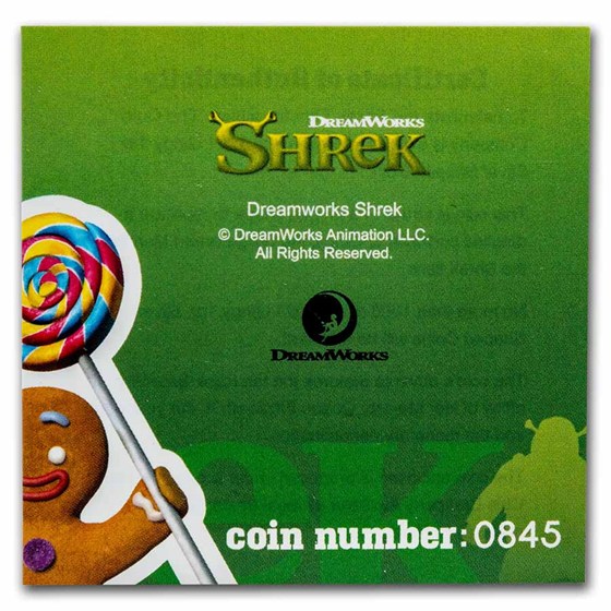 Buy 2021 NU 1 oz Ag $2 Gingerbread Man Shaped Color | APMEX