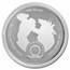 2021 Niue 1 oz Silver $2 Godzilla Coin BU