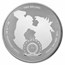 2021 Niue 1 oz Silver $2 Godzilla Coin BU