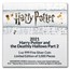 2021 Niue 1 oz Silver $2 Harry Potter & Deathly Hallows Part 2
