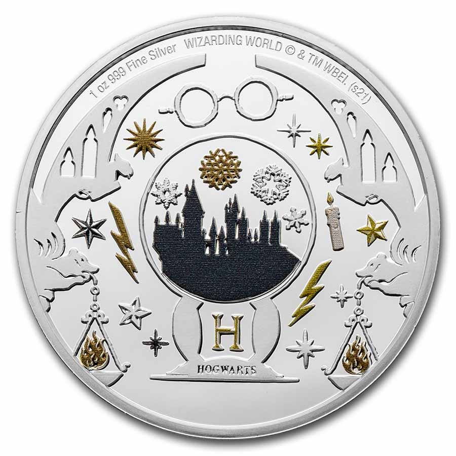 Buy 2021 Niue 1 oz Silver $2 Harry Potter Season's Greetings