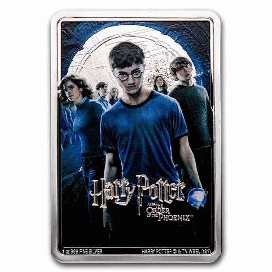 2021 Niue 1 oz Silver $2 Harry Potter & the Order of the Phoenix 2021 Niue 1 oz Silver $2 Harry Potter & the Order of the Phoenix