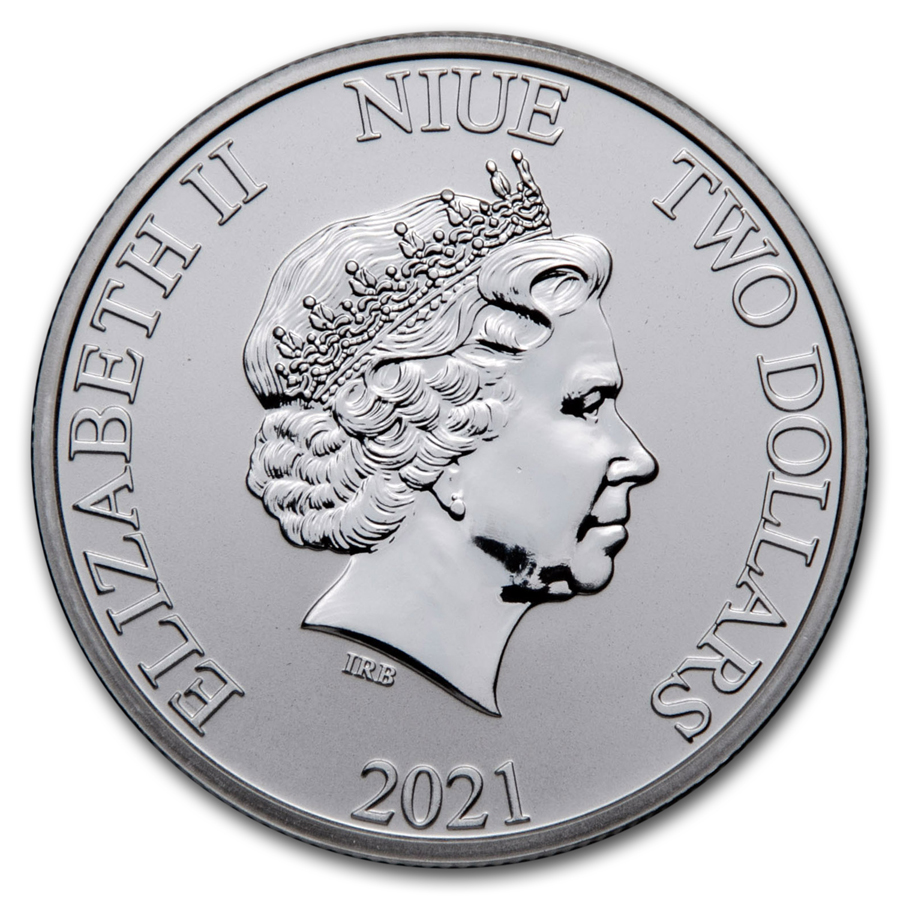 Buy 2021 Niue 1 oz Silver $2 Hawksbill Turtle BU | APMEX