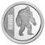 2021 Niue 1 oz Silver $2 Kong Coin BU