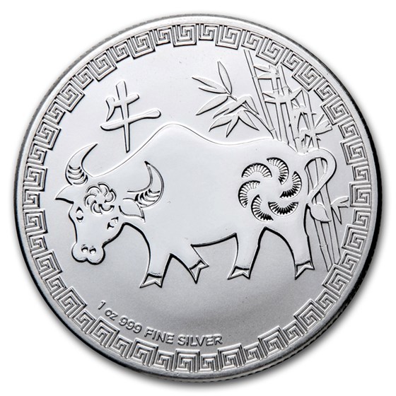 2021 Niue 1 oz Silver $2 Lunar Year of the Ox BU 2021 Niue 1 oz Silver $2 Lunar Year of the Ox BU