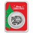 2021 Niue 1 oz Silver $2 Mickey Christmas (In Christmas Tree TEP)