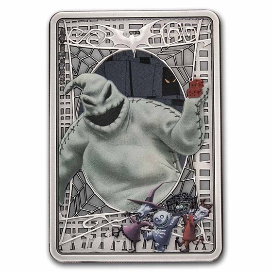 2021 Niue 1 oz Silver $2 Oogie Boogie 2021 Niue 1 oz Silver $2 Oogie Boogie