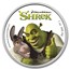 2021 Niue 1 oz Silver $2 Shrek 20th Anniversary BU (Colorized)