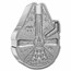2021 Niue 1 oz Silver $2 Star Wars Millennium Falcon Shaped Coin