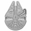 2021 Niue 1 oz Silver $2 Star Wars Millennium Falcon Shaped Coin