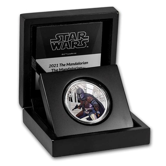 2021 the mandalorian chibi grogu 1 oz proof silver