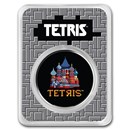 2021 Niue 1 oz Silver $2 Tetris™ Cathedral in TEP (Colorized)