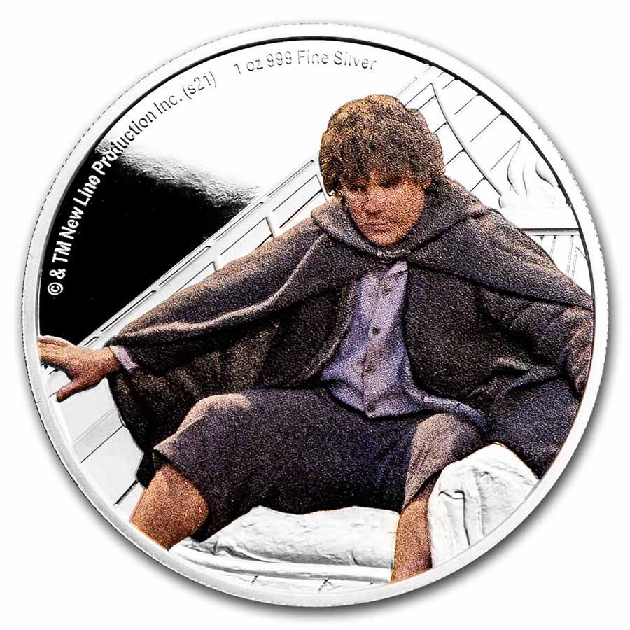 2021 Niue 1 oz Silver $2 The Lord of the Rings: Samwise Gamgee