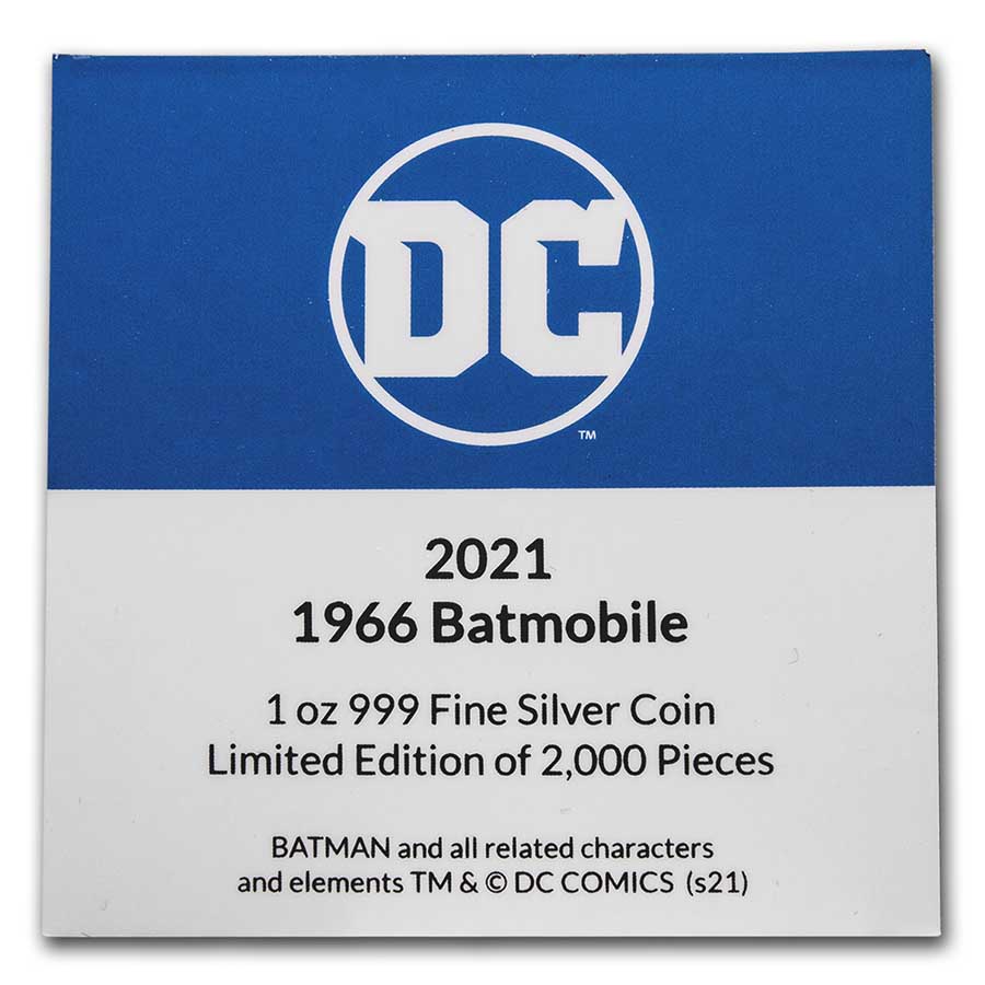 Buy 2021 Niue 1 oz Silver Batmobile Collection: 1966 | APMEX