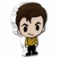 2021 Niue 1 oz Silver Chibi Coin: Cap't Kirk (Numbered Premium)