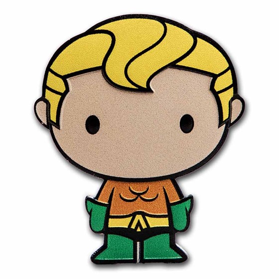 2021 Niue 1 oz Silver Chibi Coin Collection: Aquaman 2021 Niue 1 oz Silver Chibi Coin Collection: Aquaman