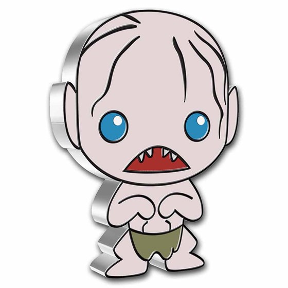 2021 Niue 1 oz Silver Chibi Coin Collection: Gollum 2021 Niue 1 oz Silver Chibi Coin Collection: Gollum