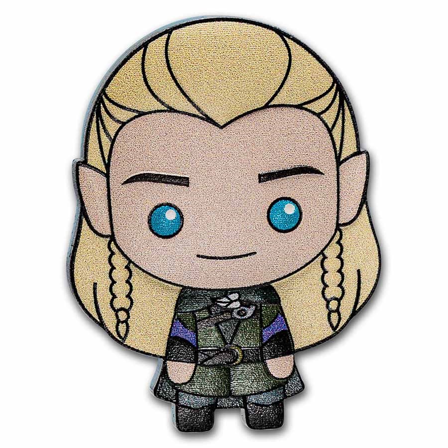 2021 Niue 1 oz Silver Chibi Coin Collection: Legolas