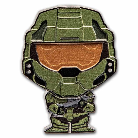 2021 Niue 1 oz Silver Chibi Coin Collection: Master Chief 2021 Niue 1 oz Silver Chibi Coin Collection: Master Chief