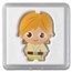 2021 Niue 1 oz Silver Chibi Coin: Luke Skywalker (no box)