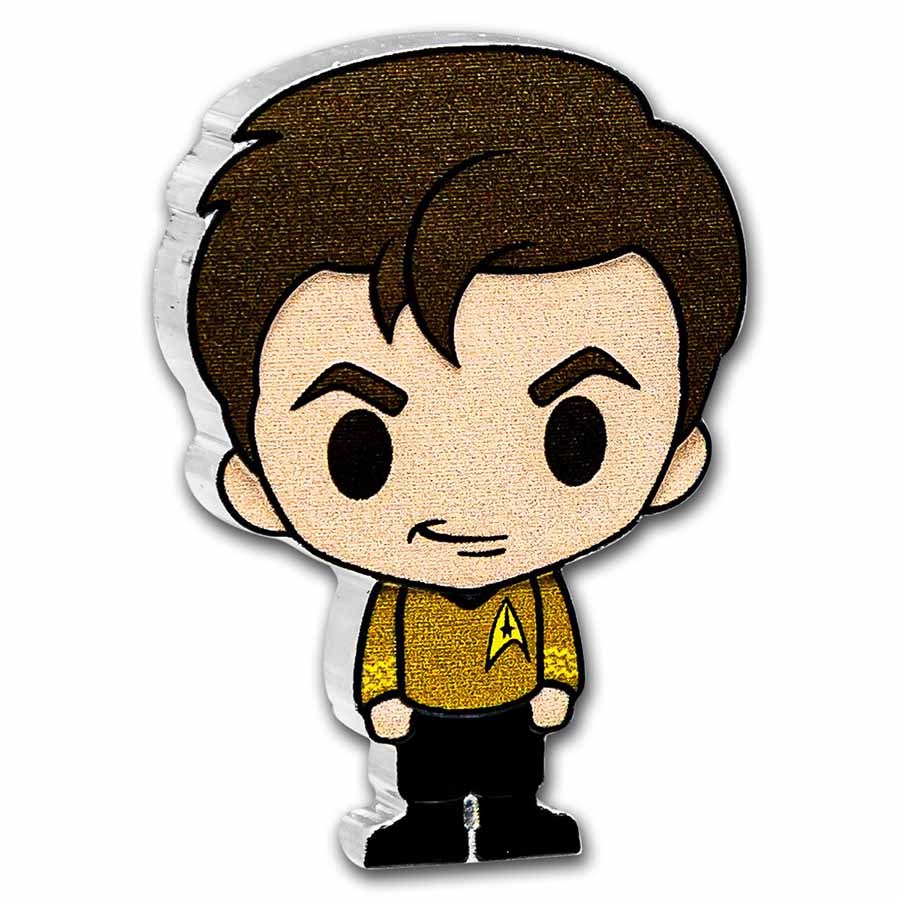 2021 Niue 1 oz Silver Chibi Coin Star Trek: Captain Kirk