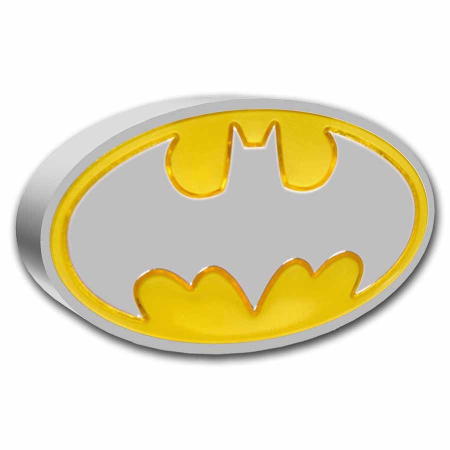 2021 Niue 1 oz Silver Coin $2 DC Heroes: BATMAN™ Symbol