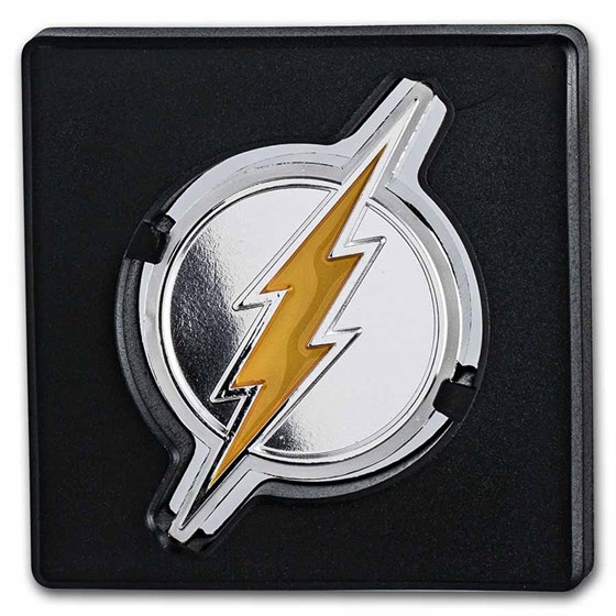 2021 Niue 1 oz Silver Coin $2 DC Heroes: THE FLASH™ Emblem